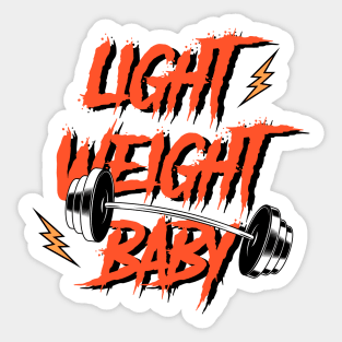 Light weight baby Sticker